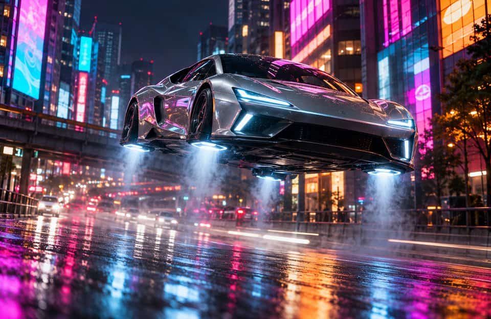 Flying Car AI - prompt any flying car scene you imagine